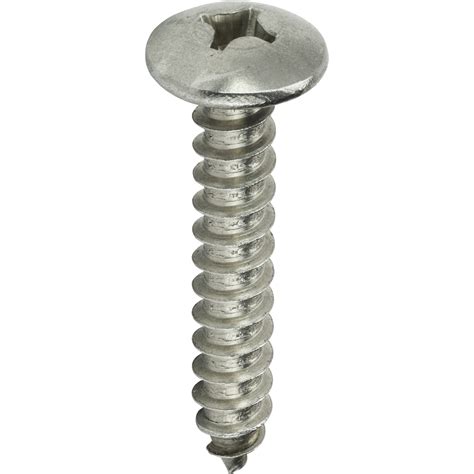 10 truss head sheet metal screw|stainless steel wide head screws.